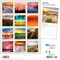 Plato; Sunsets | 2027 12 x 24 Inch (Hanging) Monthly Square Wall Calendar | Foil Stamped Cover; Category:Wall Calendars; Image:3